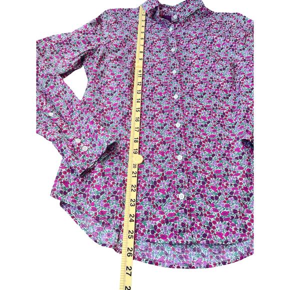 J.Crew x Liberty London Slim Perfect Button Down Shirt Floral Pink Fuchsia – 6 - Picture 11 of 14